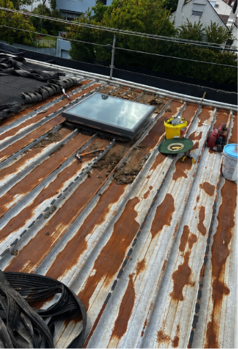 Before — Sunshine Coast roof before and after restoration